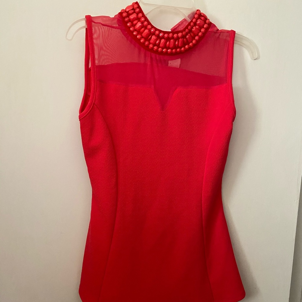 Bright pink top